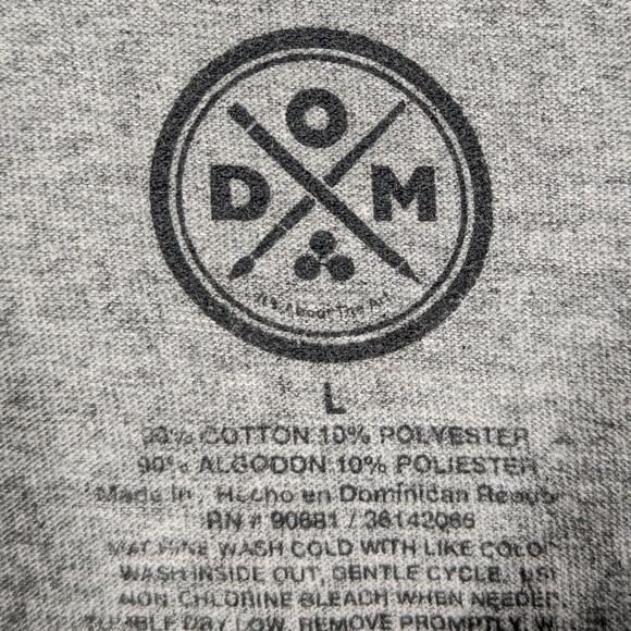 I Do What I Want Cat Shirt Mens Large Graphic Tee Funny Humor DOM Gray Cotton - Picture 3 of 4